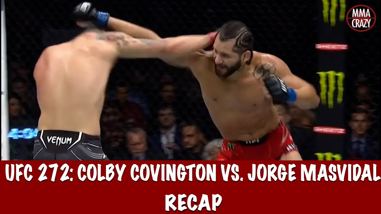 UFC 272: Colby Covington vs. Jorge Masvidal Recap background