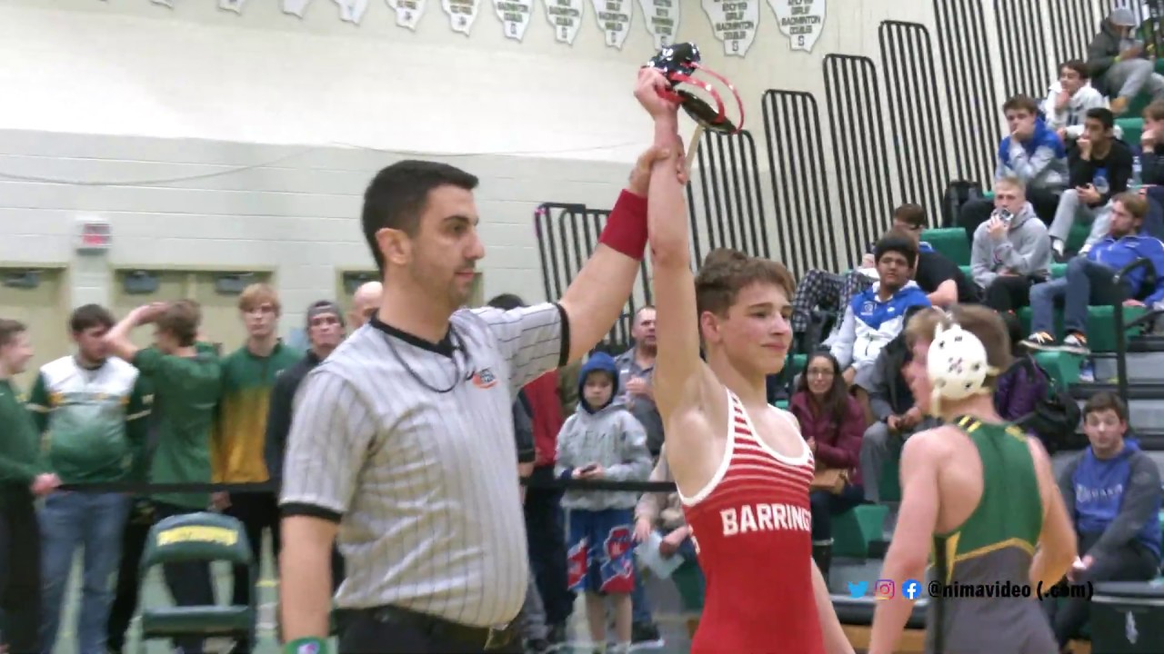 Charlie Jones of Barrington vs. Jake Crandall of Fremd — 2020 IHSA Wrestling Regional at 106