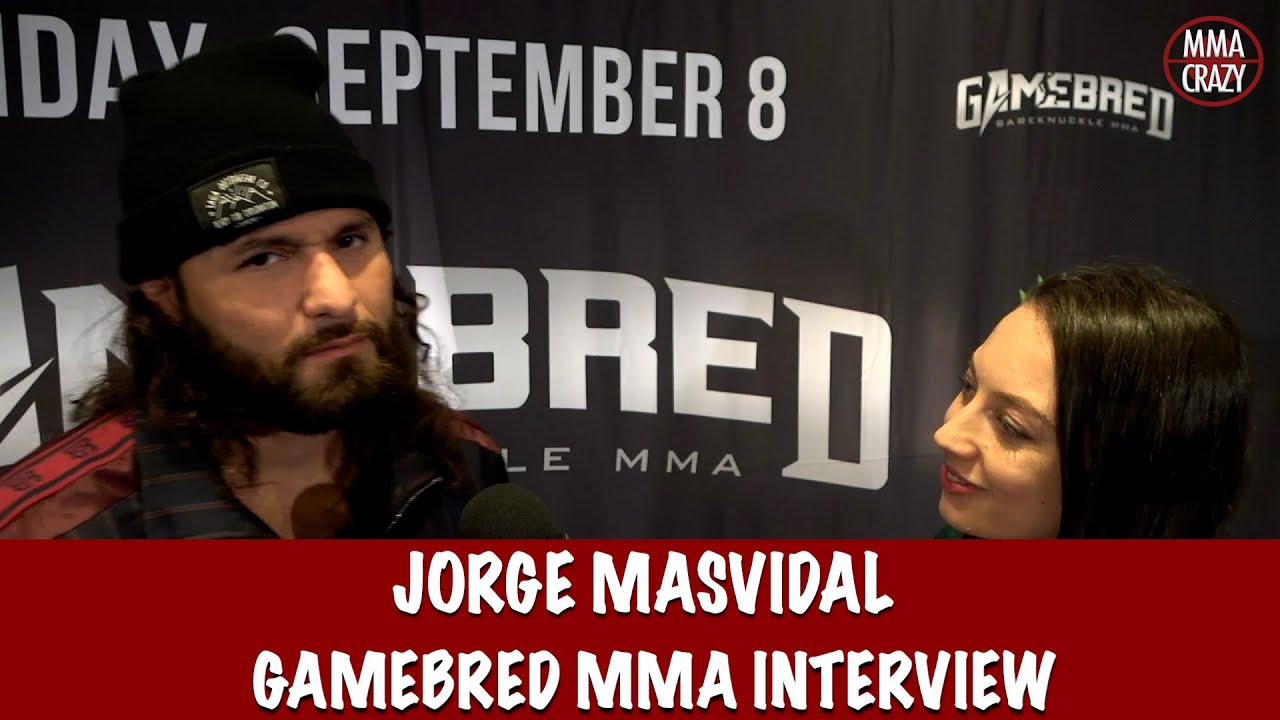 Full Jorge Masvidal Exclusive Interview background