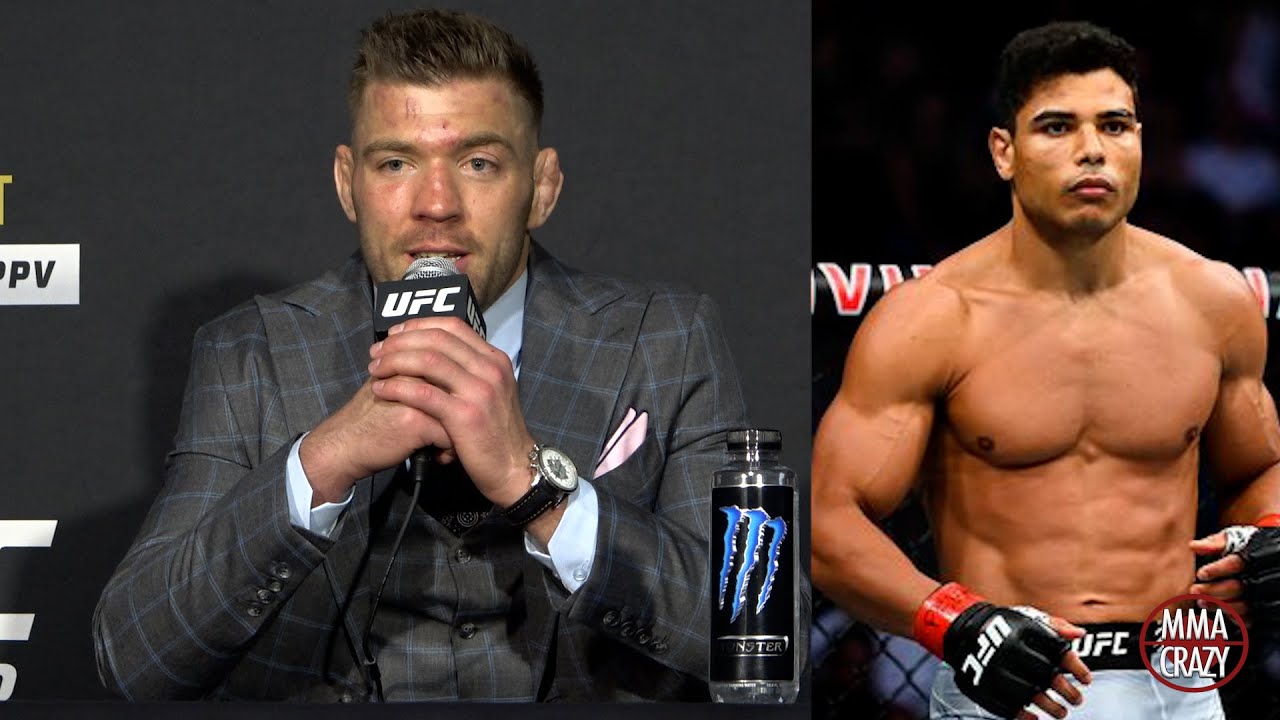 Dricus Du Plessis on Paulo Costa 'He'll see a big guy when he step in there with me' background
