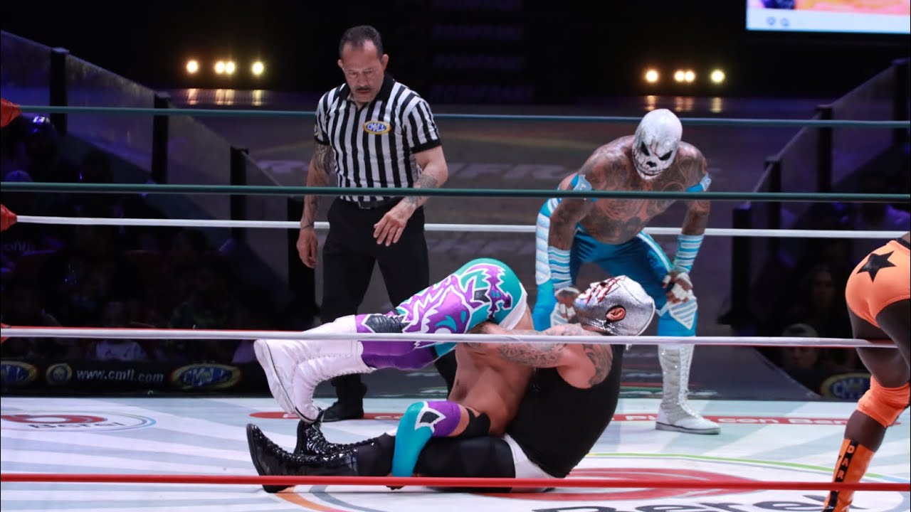 Reporte CMLL: Valiente Jr., Max Star y Futuro đ Espanto Jr., Dark Magic y Rider background