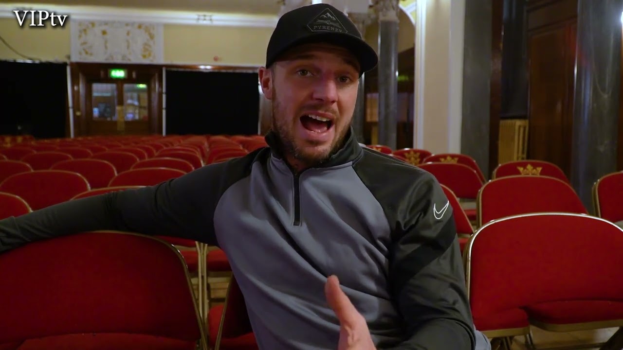 Tommy Coyle with VIP returns to his happy place as a boxer Hull's City Hall on Mar 20th background