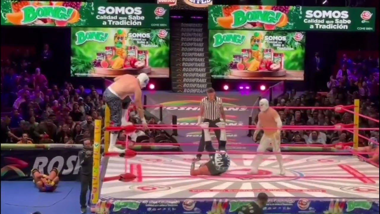 Reporte CMLL: Mistico, Atlantis Jr y Esfingeđ Ăltimo Guerrero, Stuka Jr y Gran Guerrero background