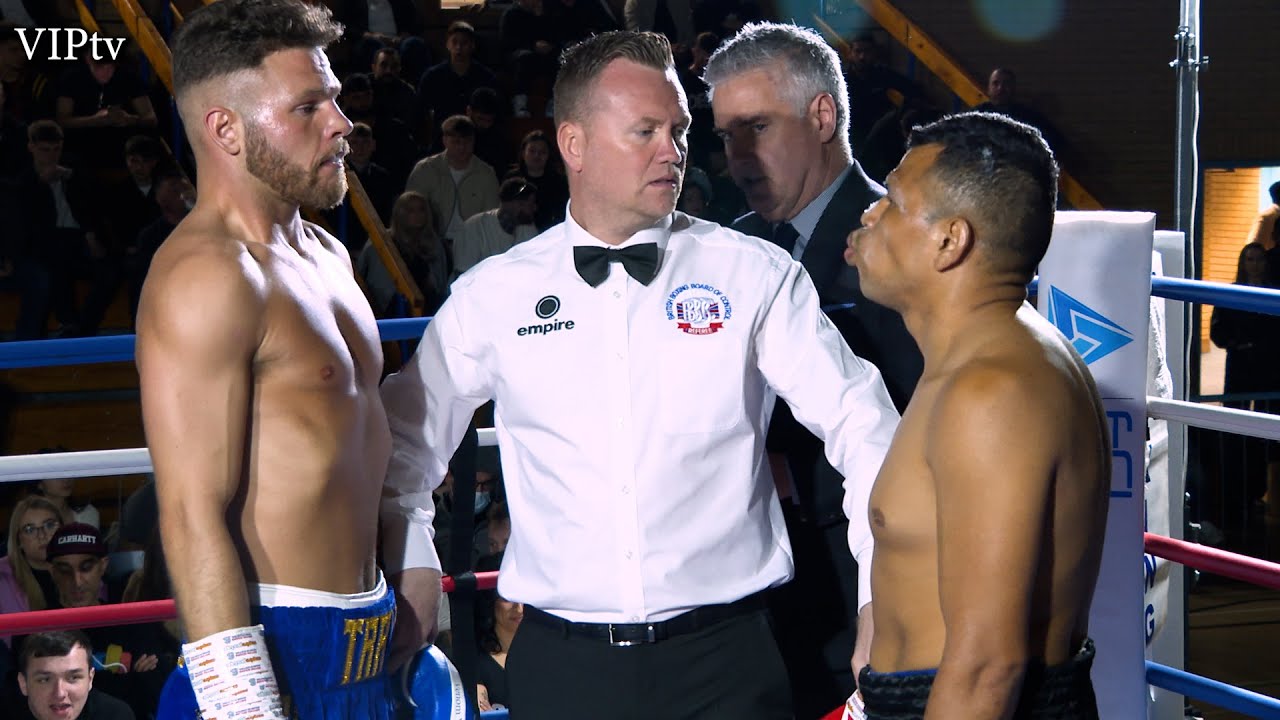 Travis Waters v Berman Sanchez at Wakefield Lightwaves on VIP's show Apr 8th 2023 background