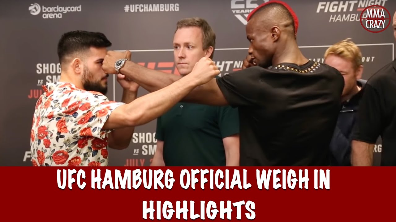 UFC Fight Night Hamburg Media Day Face off Highlights