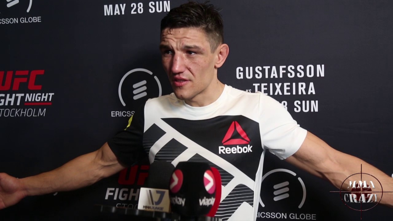 Damir Hadzovic on KO knee win over Marcin Held at UFC Fight Night Stockholm