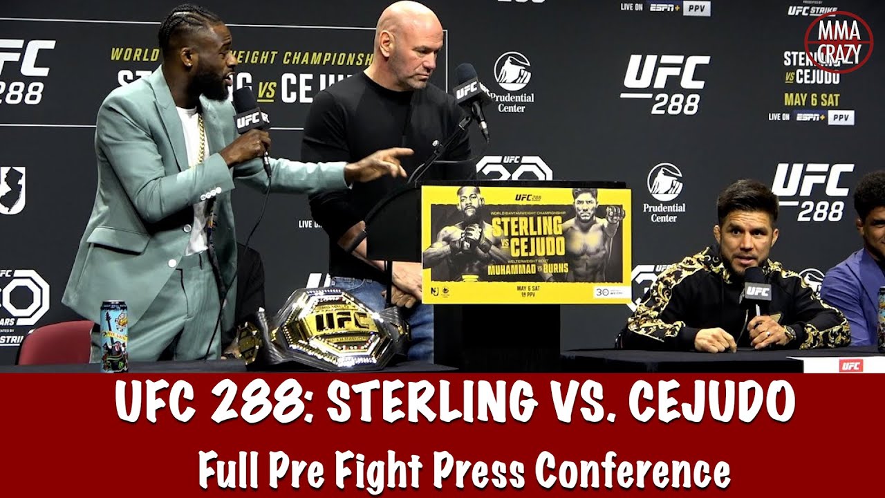 Full UFC 288: Pre Fight Press Conference Aljamain Sterling vs. Henry Cejudo background