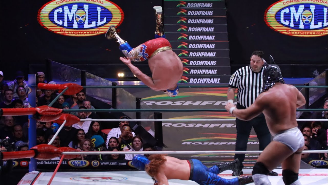 Reporte CMLL: Valiente y Zandokan Jr Vs Esfinge y Star Jr background