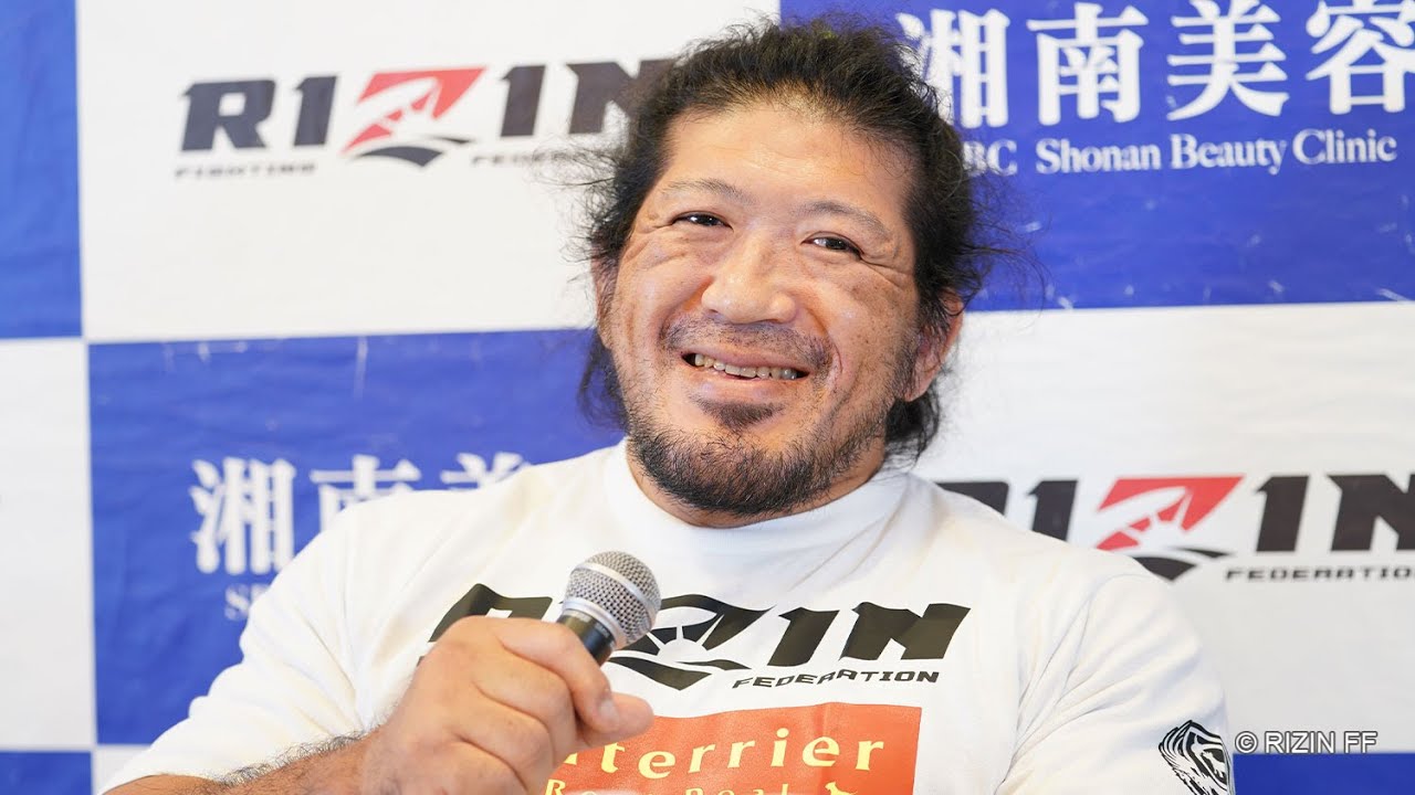 関根“シュレック”秀樹 試合前インタビュー/ 湘南美容クリニック presents RIZIN.37 background
