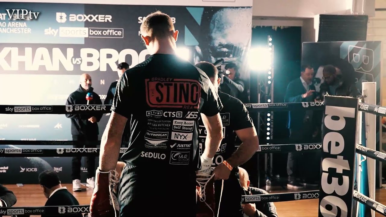Brad 'The Sting' Rea Public Workout at the Trafford centre, Manchester on Khan v Brook Undercard