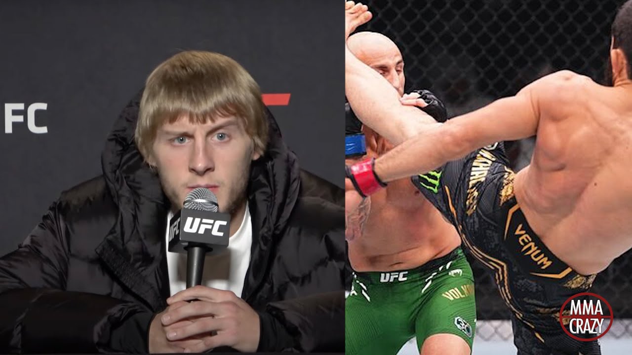 Paddy Pimblett Predicts Islam Makhachev vs. Alexander Volkanovski at UFC 284 background