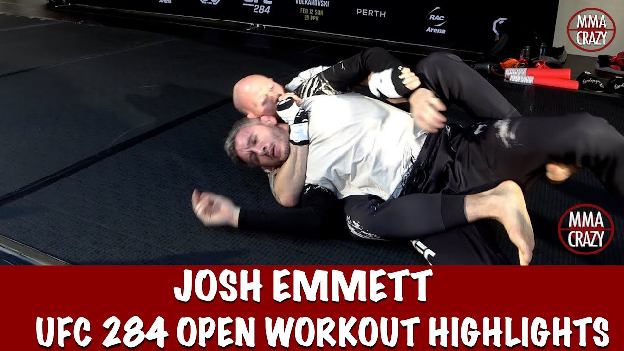 UFC 284: Josh Emmett Open Workout Highlights