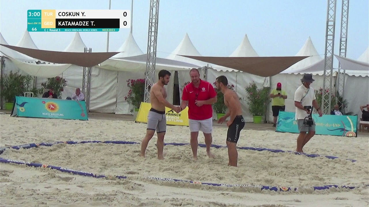 C | Round 3 • Men's BW 70Kg • Yunus COSKUN (TUR) vs. Tornike KATAMADZE (GEO) background