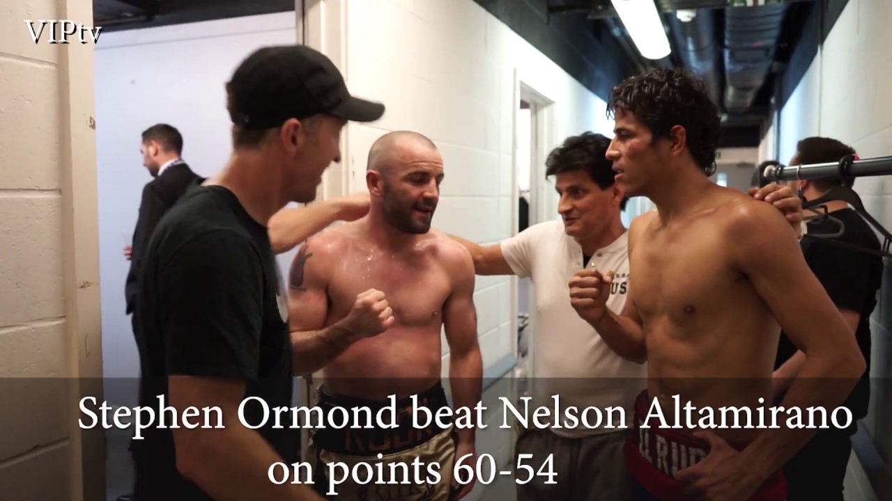Stephen Ormond looks good returning to winning ways in Manchester. background