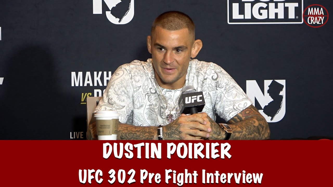 Dustin Poirier “If I touch Islam Makhachev’s chin he’ll go down” at UFC 302