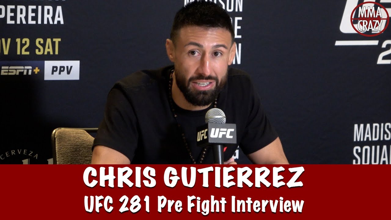 Chris Gutierrez on Frankie Edgar “It’s not bitter sweet, he’s had his run” at UFC 281 background