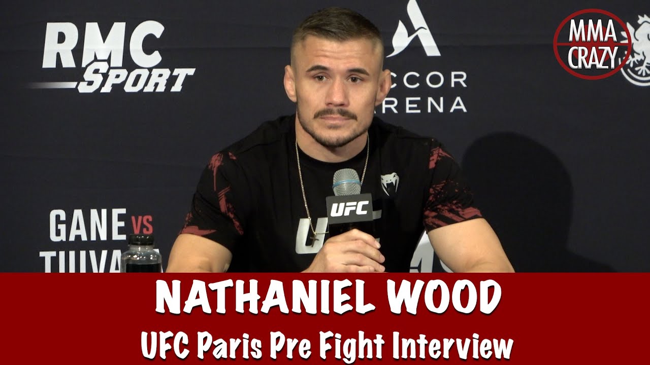 Nathaniel Wood Responds to Charles Jourdain saying he will break him mentally | UFC Paris
