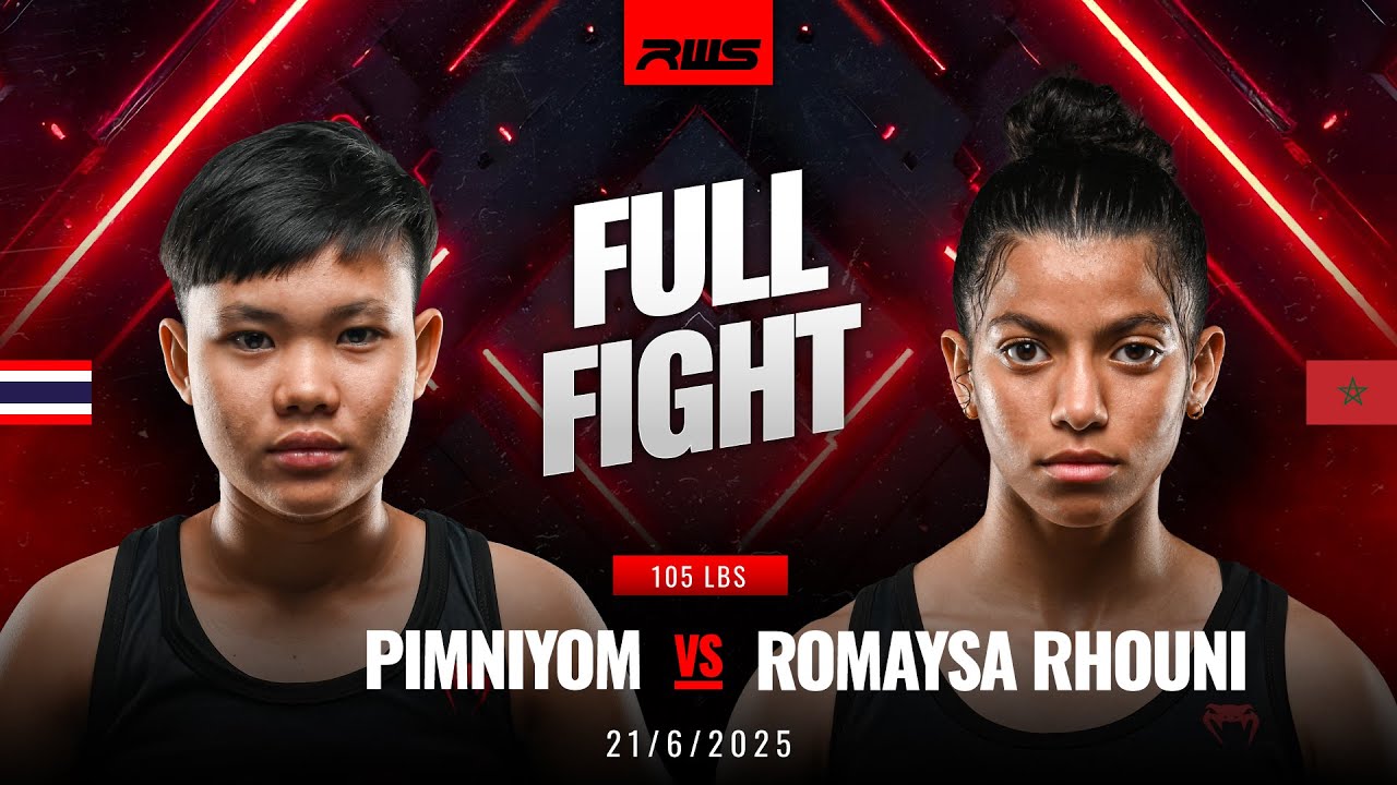 Full Fight l Pimniyom vs. Romaysa Rhouni l พิมพ์นิยม vs. โรเมซ่า รูนี่ l RWS