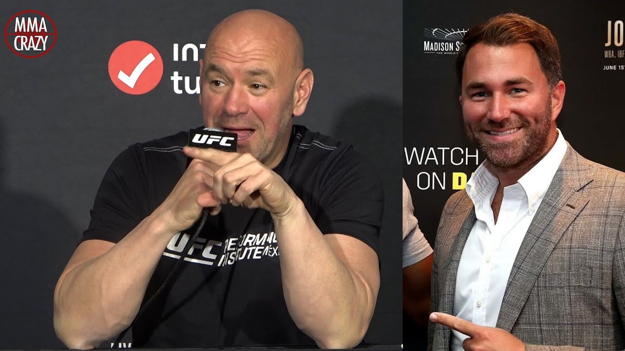 Dana White shuts down Sphere Boxing rumours 'ain't happening Sorry Eddie Hearn' background