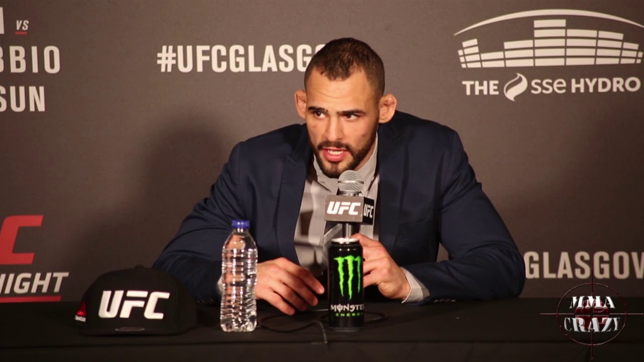 Santiago Ponzinibbio talks KO win over Gunnar Nelson & call out Carlos Condit at UFC Glasgow background