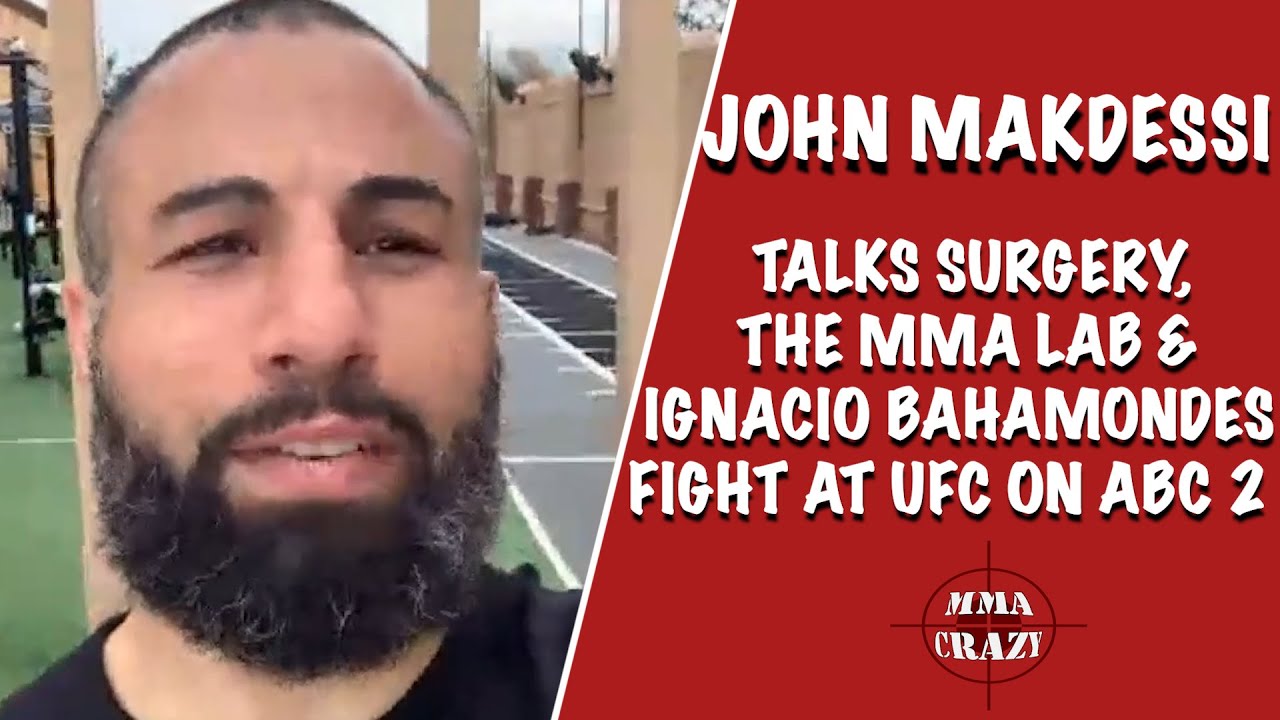 John Makdessi on Ignacio Bahamondes "It's going to be fireworks" at UFC on ABC 2