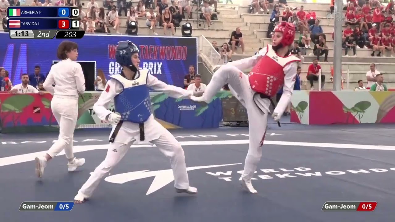 203 Round of 32 WOMEN W 57KG ITA ARMERIA P LAT TARVIDA I