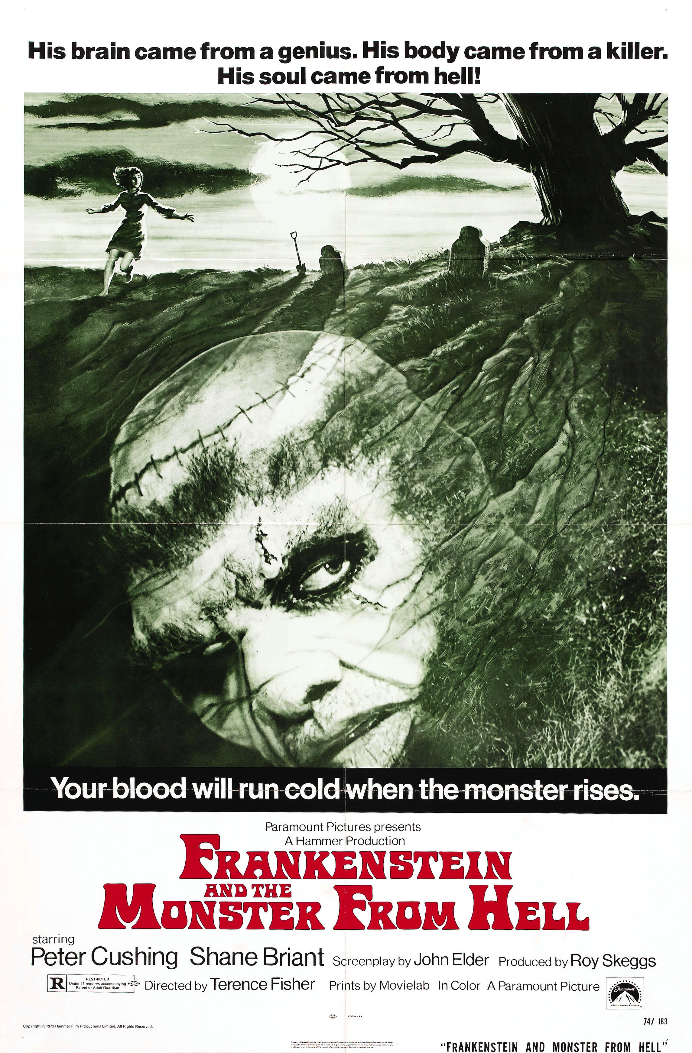 Frankenstein and the Monster from Hell - like Dr. Who: Daleks Invasion Earth 2150 A.D. but darker