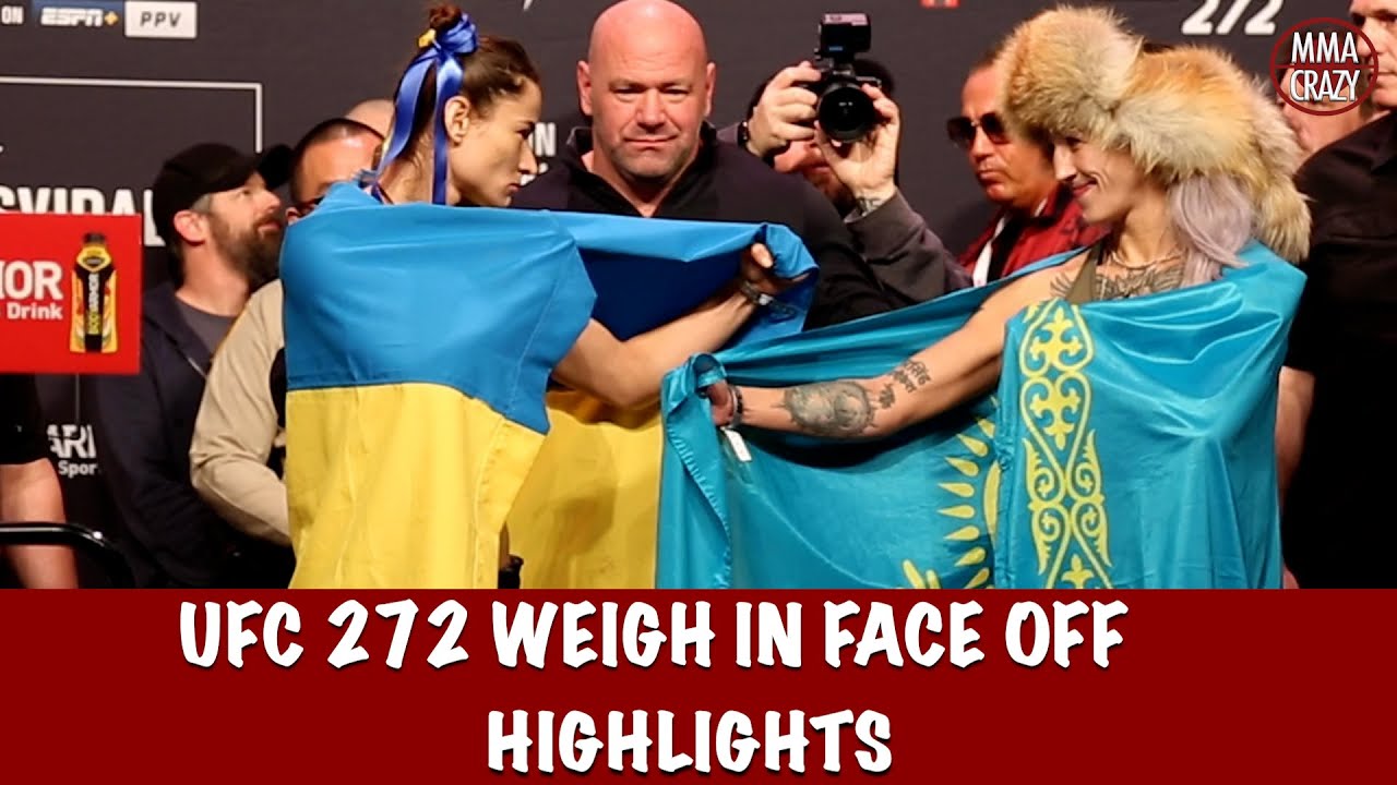 Full UFC 272: Covington vs. Masvidal Ceremonial weigh in Highlights