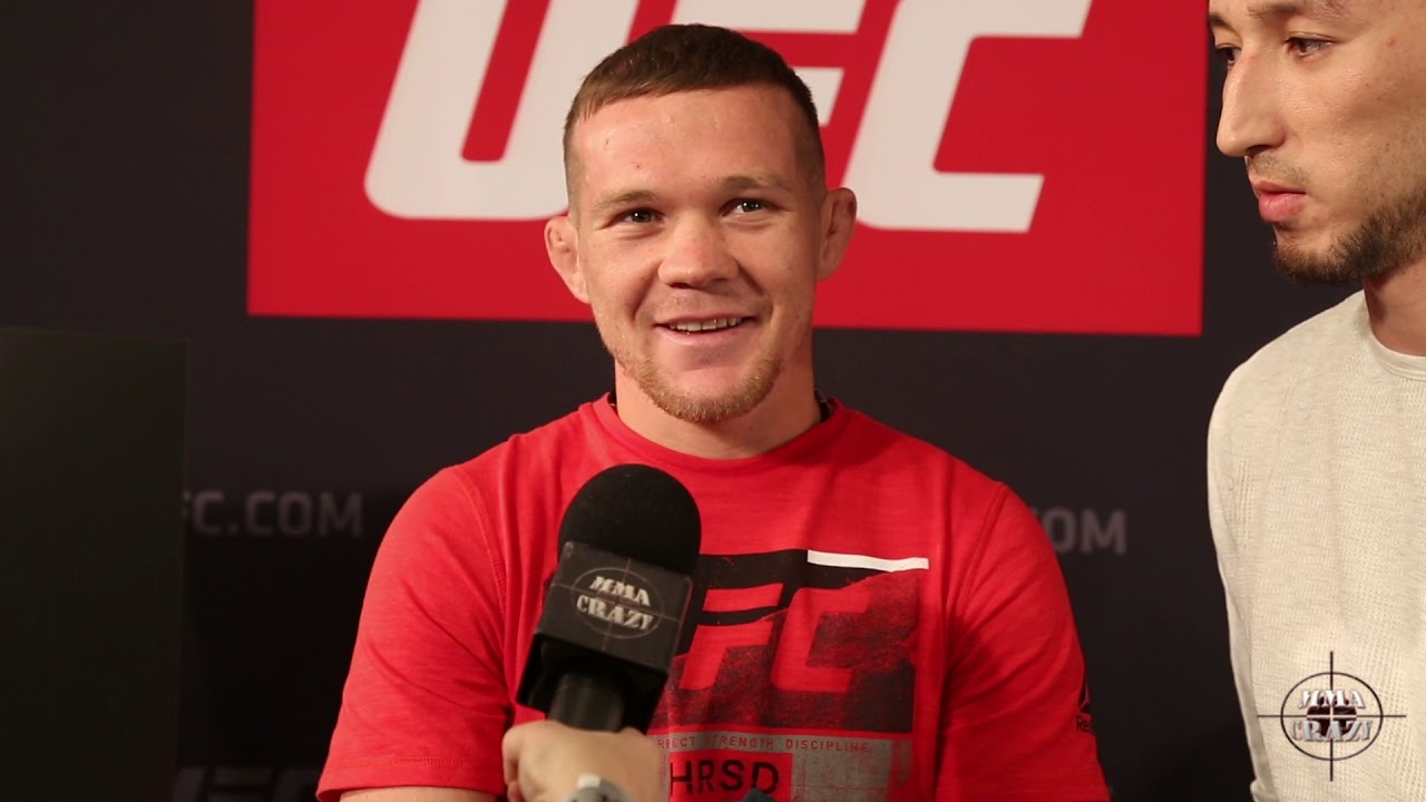 Petr Yan on John Dodson "I hope to knock him out" at UFC Fight Night Prague background