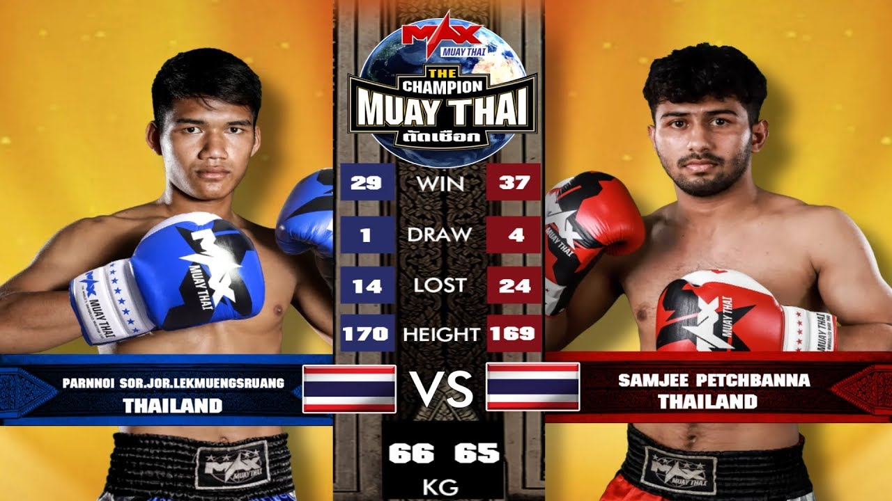 คู่ที่3 ปานน้อย ส.จ.เล็กเมืองสรวง VS สามจี เพชรบ้านนา|THE CHAMPION MUAY THAI(14-03-2020) backdrop
