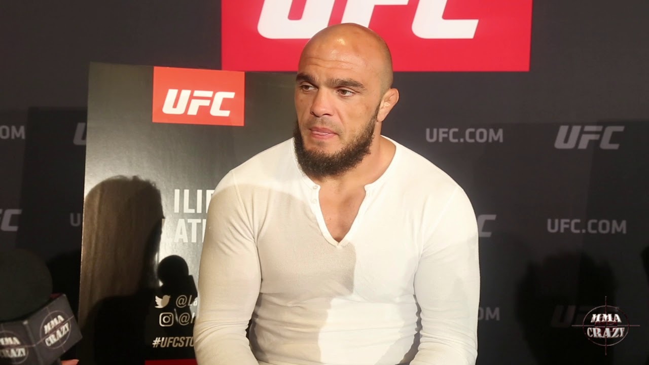 Ilir Latifi on Volkan Oezdemir “It’s an important fight for me” at UFC Stockholm background