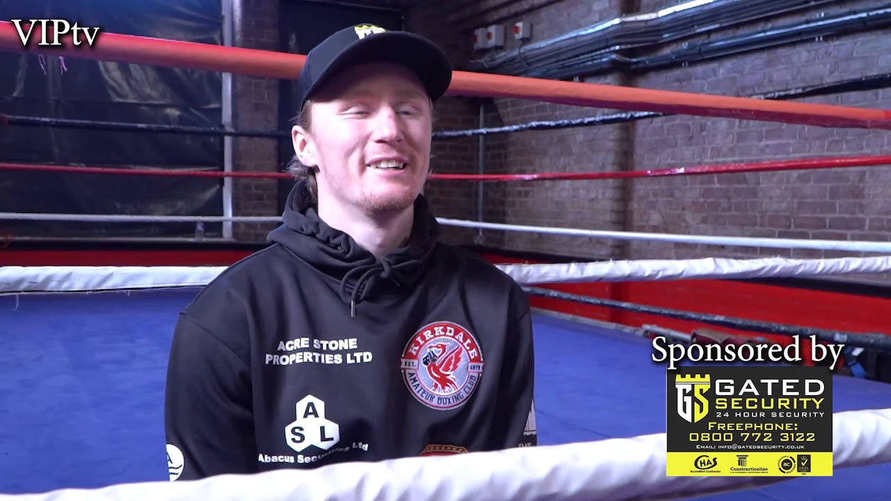 Nathan Bennett ready to return to the ring after suffering a broken jaw last time out. background