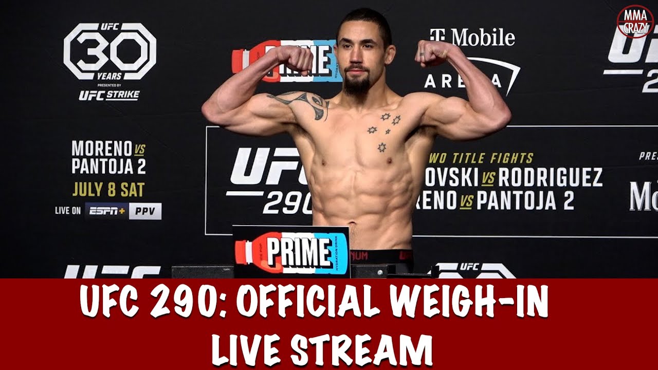 UFC 290: Volkanovski vs. Rodriguez Official Weigh Ins Live Stream backdrop