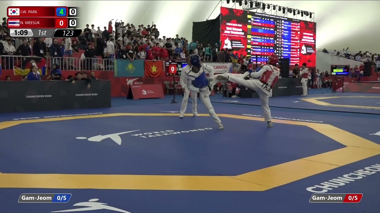123 Round of 16 Men 73kg KOR J W PARK THA N MEESUK