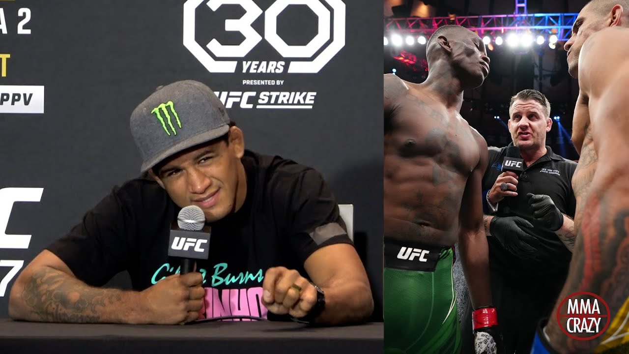 Gilbert Burns Predicts Alex Pereira vs. Israel Adesanya 2 for UFC 287