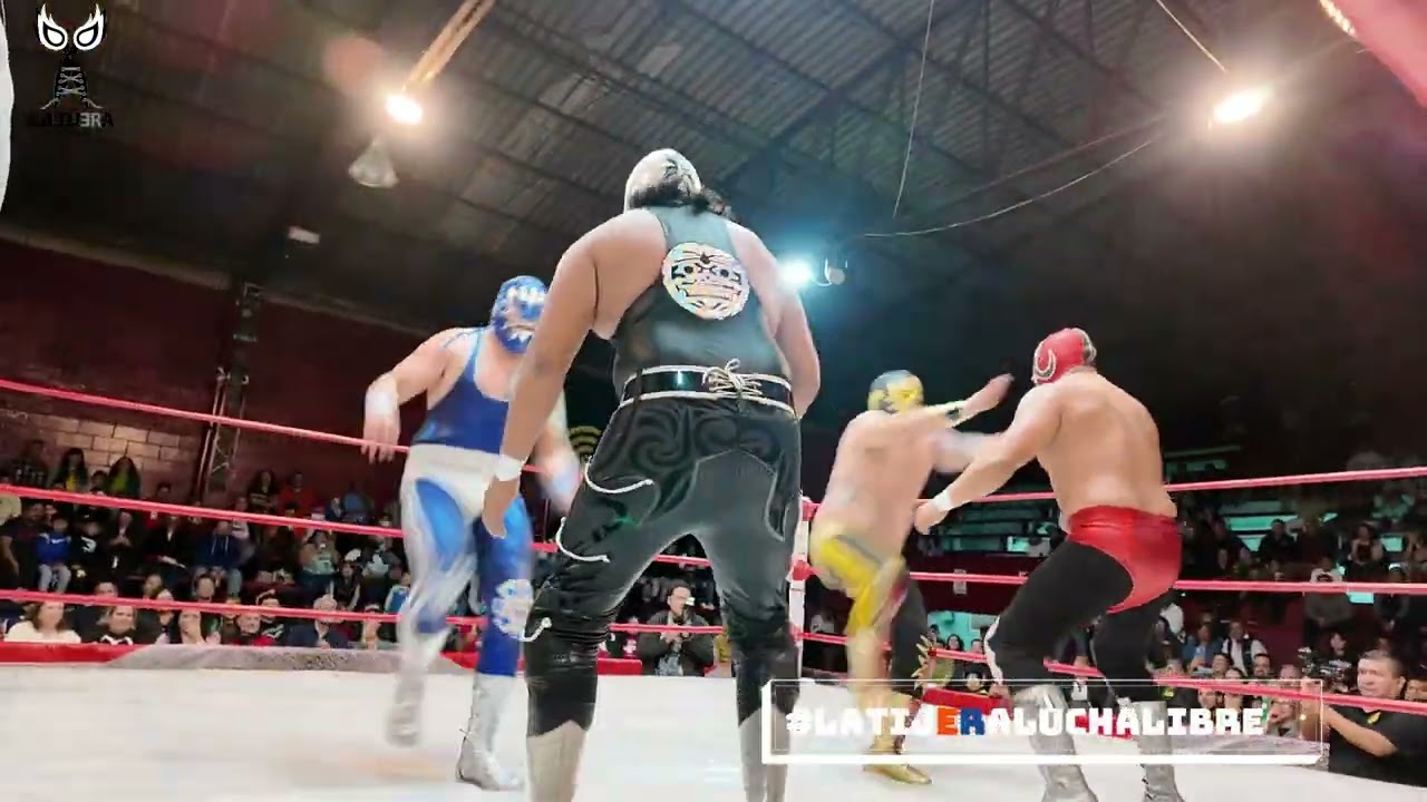 Mascara Año 2000 Jr y Machote Vs Solar Jr e Hijo de Solar en duelo de dinastías en WR Pro Wrestling