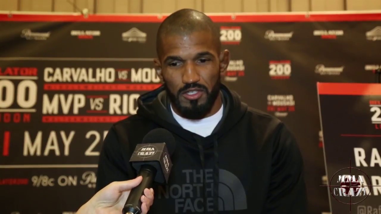 Rafael Carvalho on Gegard Mousasi "It's a goal of mine to win this" at Bellator 200