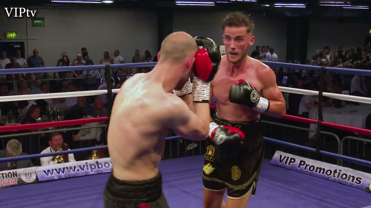 Owen Kirk v Josh Cook at Bolton's Whites Hotel on VIP's 16th July 2022 show. background