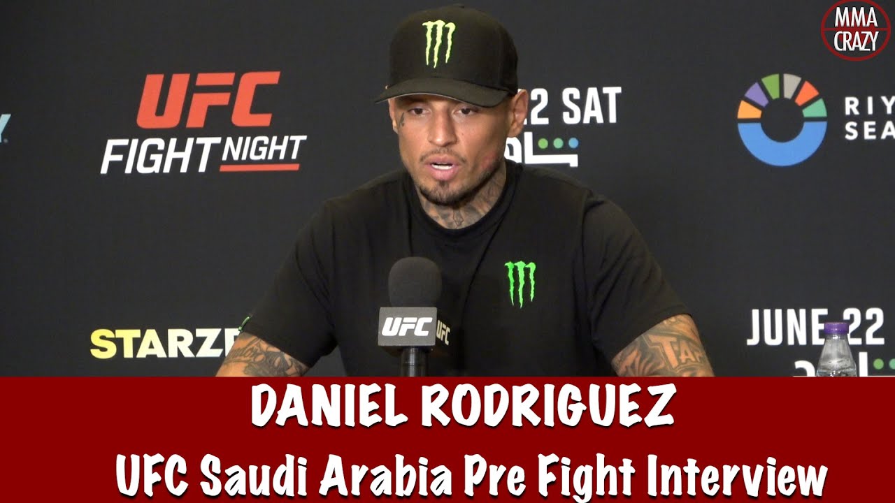 Daniel Rodriguez “lost respect” for Kelvin Gastelum for weight cut issues | UFC Saudi Arabia background