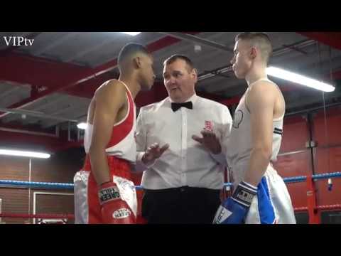 Jake McMorine v Hamdun Abubakar MossSide Fire Station show 21.2.2019 background