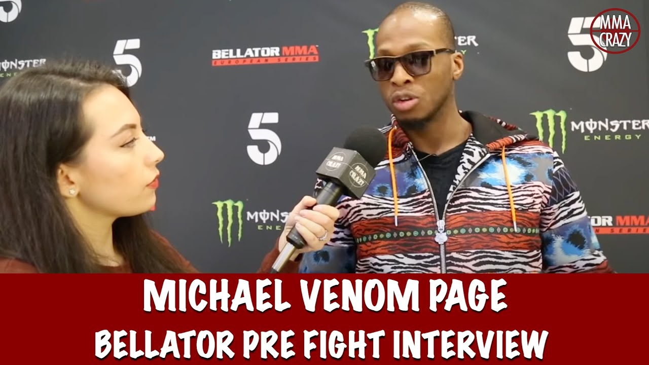 Michael 'Venom' Page calls a passing by Paul Daley a P***y mid interview