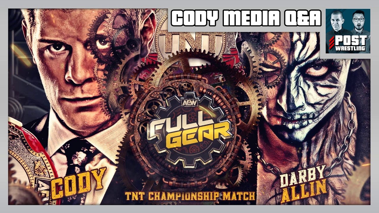 Cody Rhodes AEW Full Gear Media Q&A background
