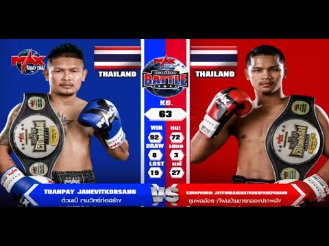 คู่ที่6 ต๋วนเป๋ เจนวิทย์ก่อสร้าง VS ขุนพลน้อย เจ๊ฝนบ้านชายคลองปากพนัง| MUAY THAI BATTLE(20-12-2019)