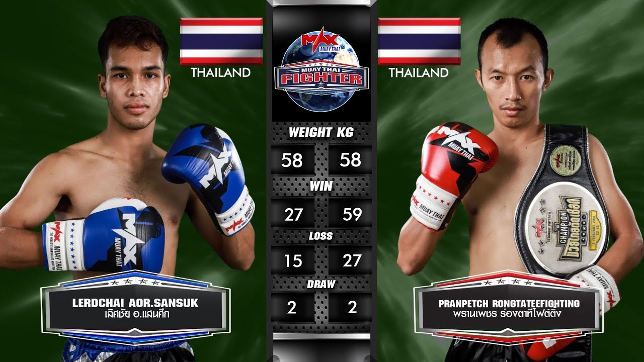 คู่ที่ 4 เลิศชัย อ.แสนศึก VS พรานเพชร ร่องตาทีไฟต์ติ้ง | MUAY THAI FIGHTER (03-02-2020)