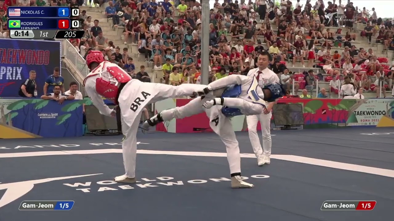 205 R32 MEN -80KG USA NICKOLAS Carl alan BRA RODRIGUES FERNAND Henrique marques