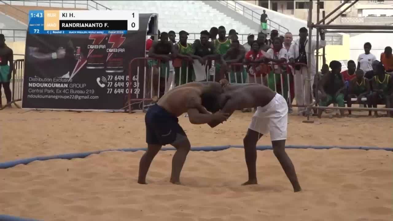 Herve KI (BUR) vs. Faly Hery Sedra RANDRIANANTOANDRO (MAD) • C | Round 2 • Men's BW 70Kg