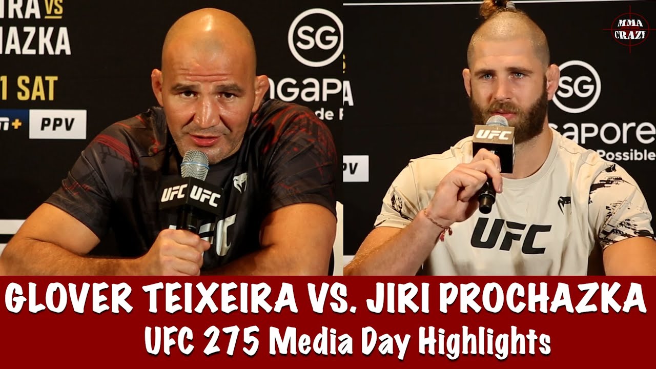 UFC 275: Glover Teixeira vs. Jiri Prochazka Media Day Highlights