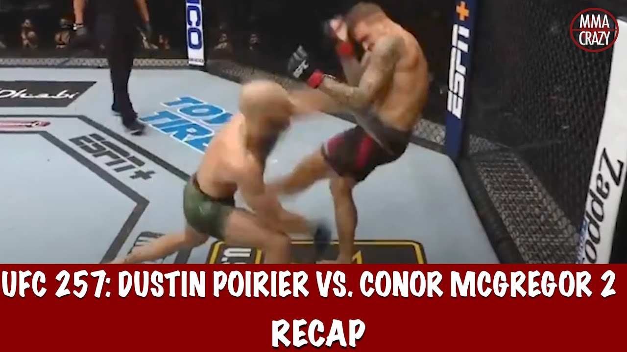 UFC 257: Dustin Poirier vs. Conor McGregor 2 Recap background
