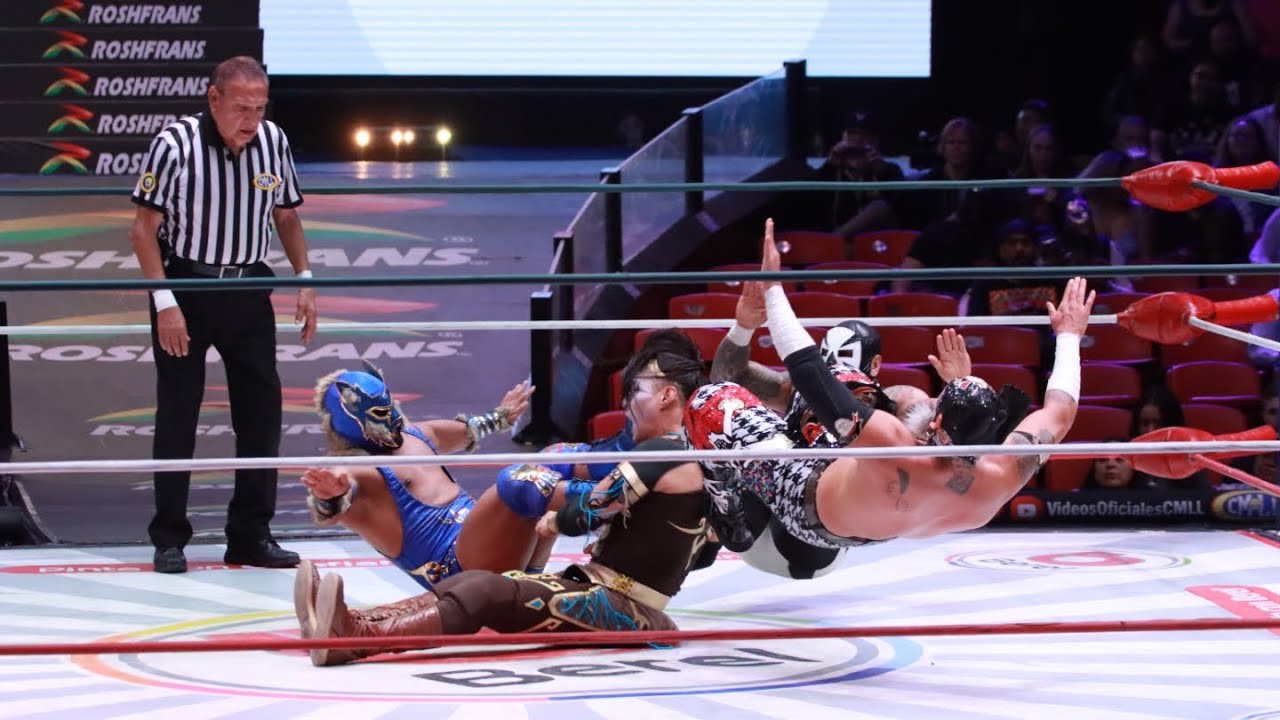 Reporte CMLL: Dulces Atrapasueños Vs Espanto Jr., Coyote y Barboza background