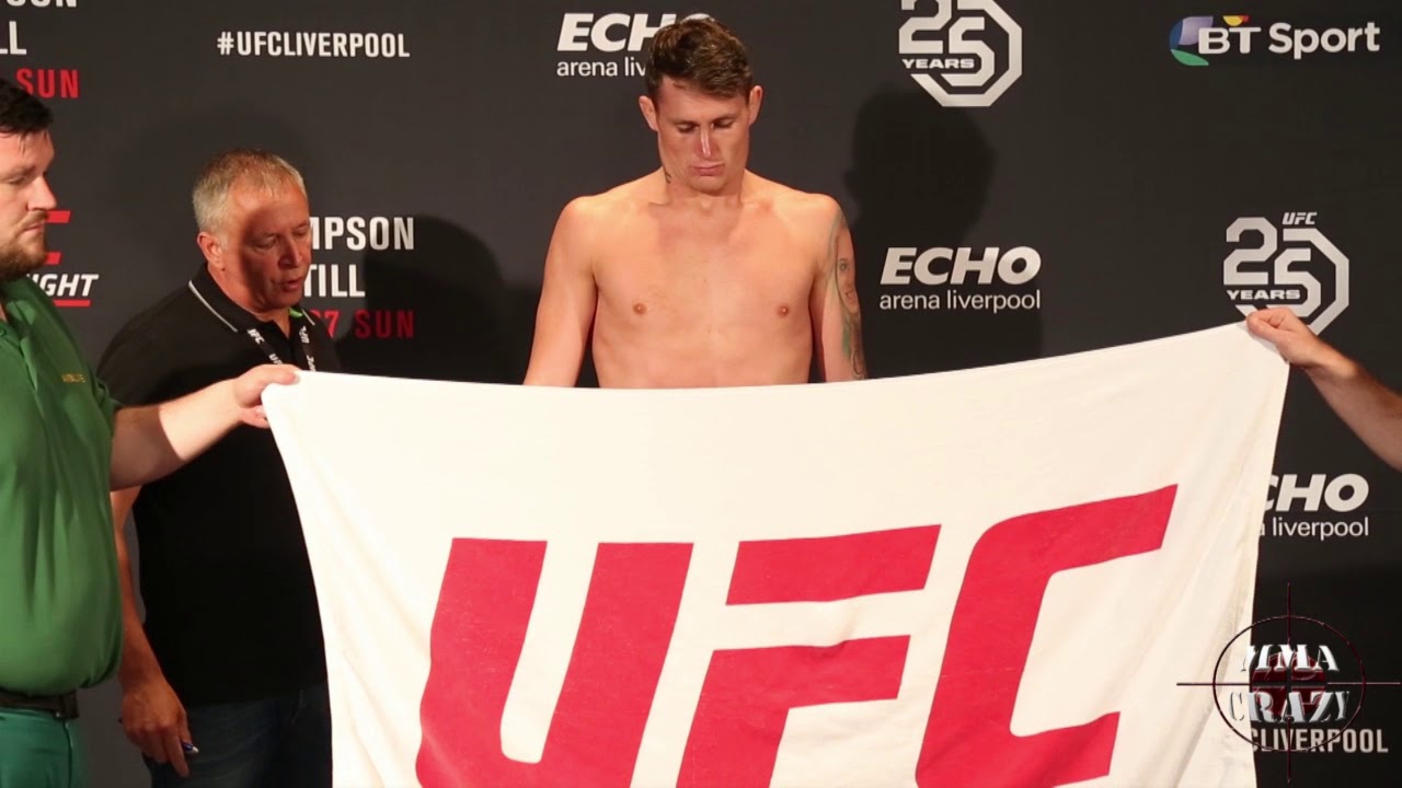 Darren Till misses weight (174.5) for UFC Fight Night Liverpool